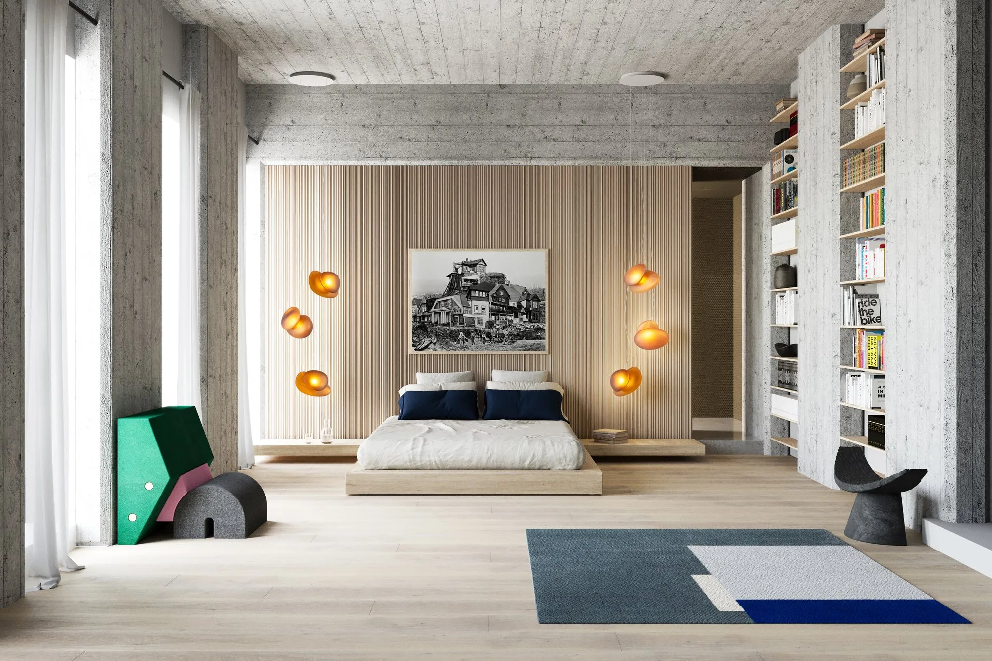 Pebble Chandelier - A-n-d w Mesmetric