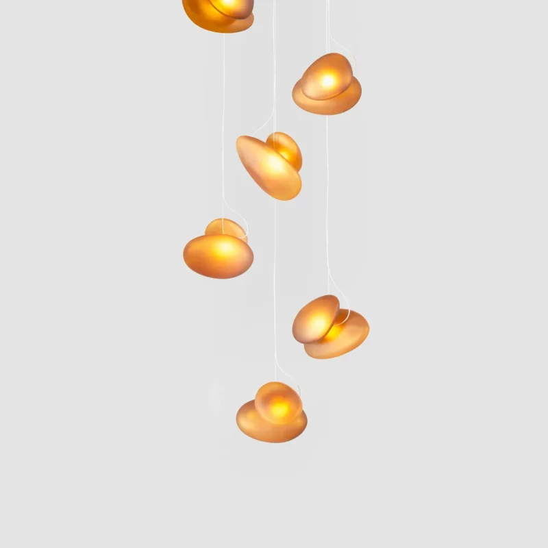 Pebble Chandelier - A-n-d w Mesmetric