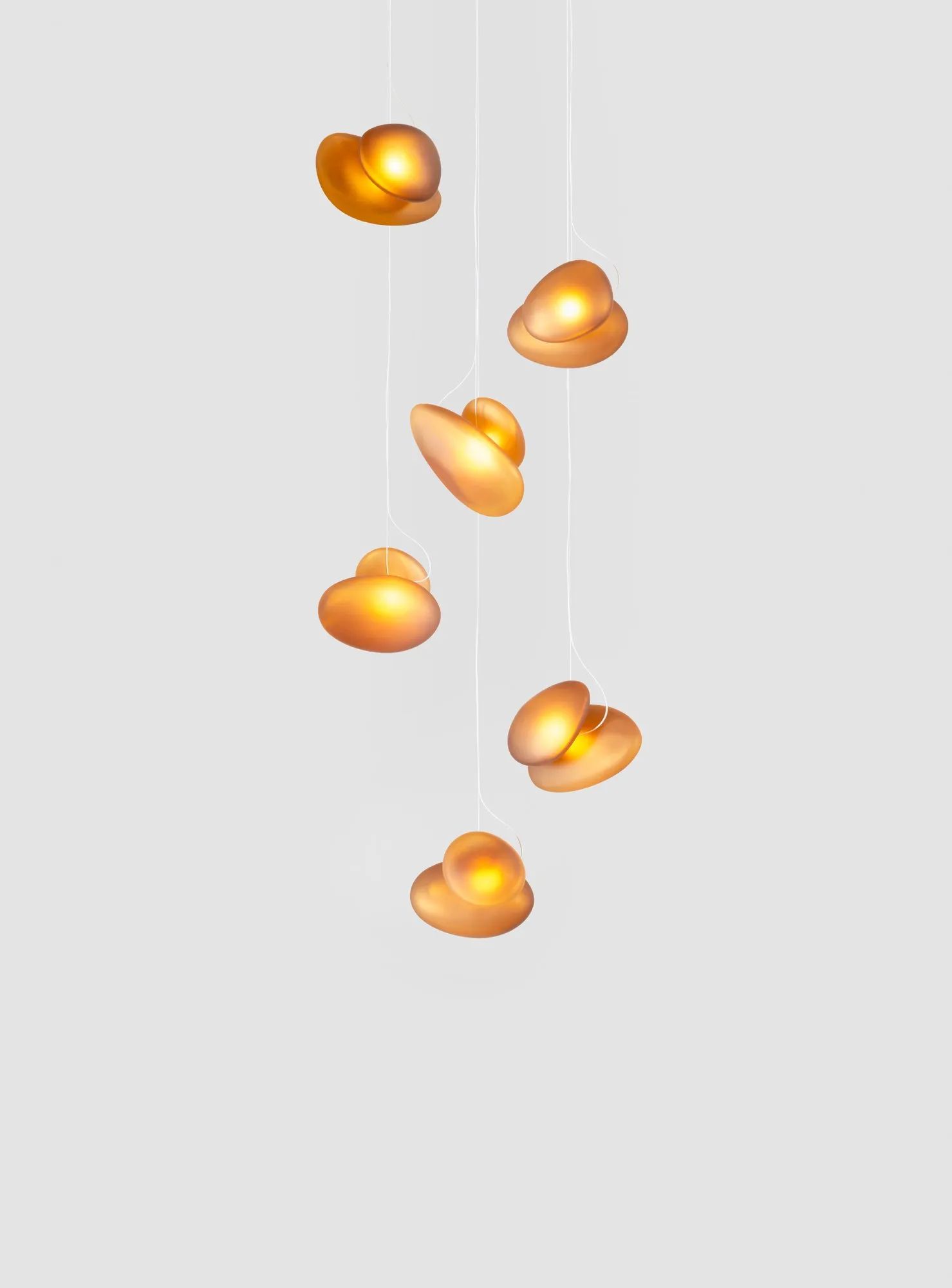 Pebble Chandelier - A-n-d w Mesmetric