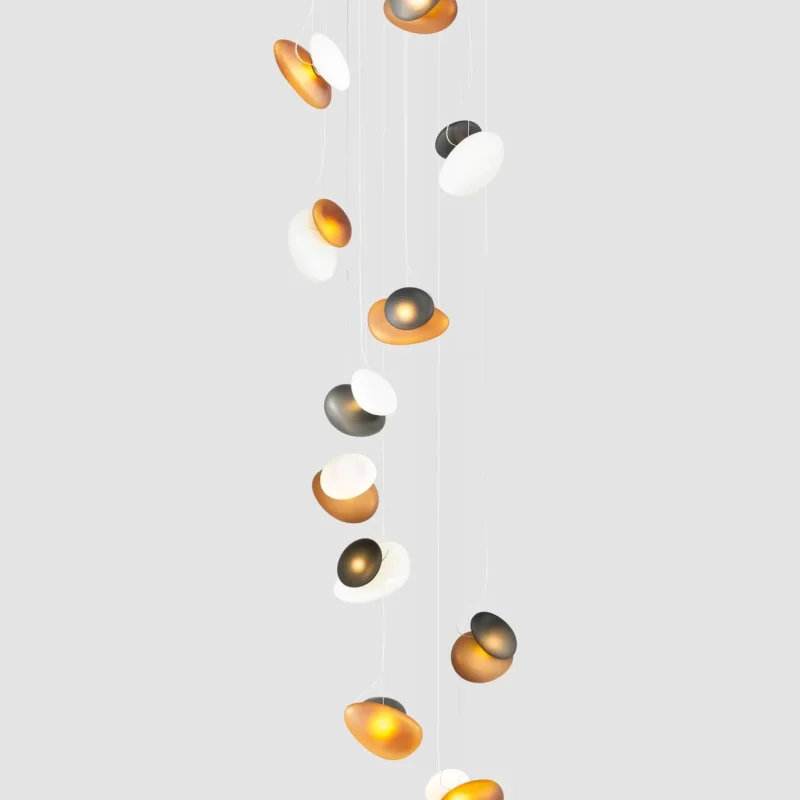 Pebble Chandelier - A-n-d w Mesmetric