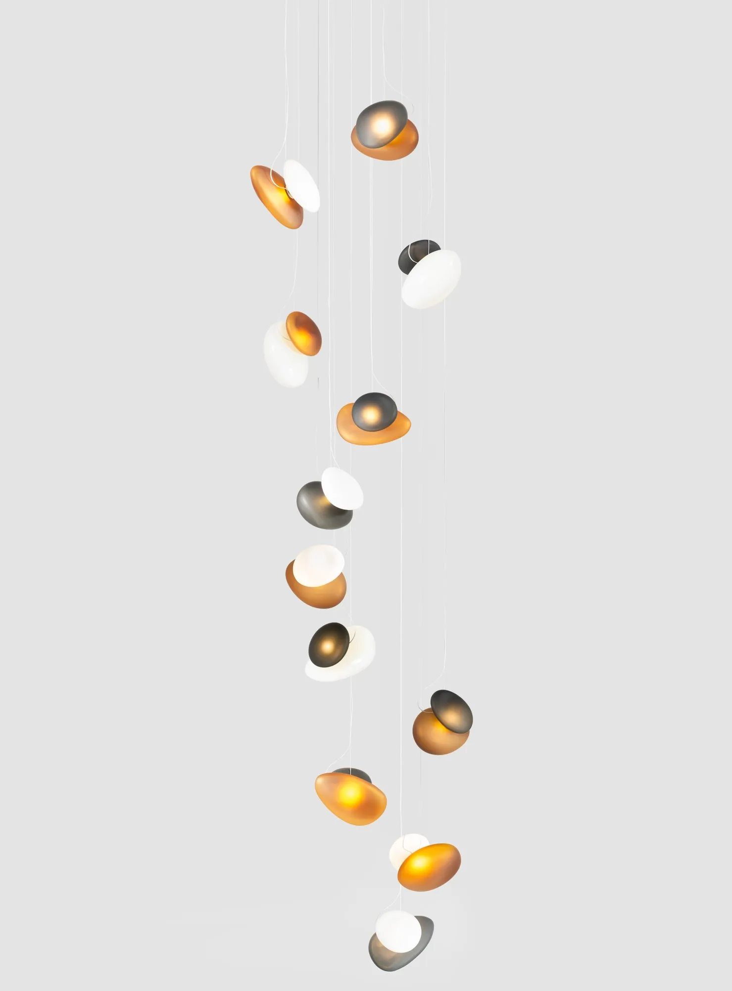 Pebble Chandelier - A-n-d w Mesmetric