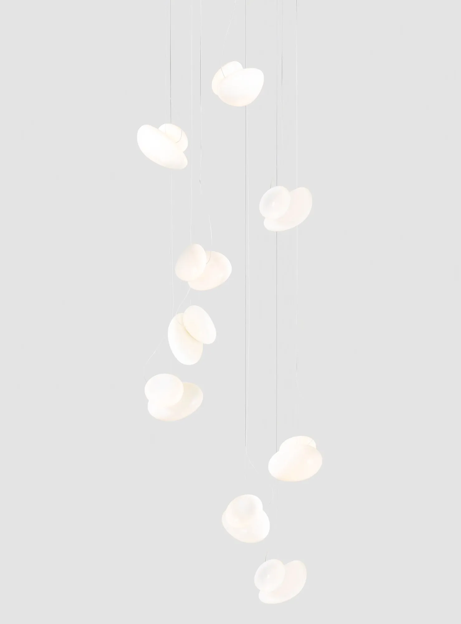 Pebble Chandelier - A-n-d w Mesmetric
