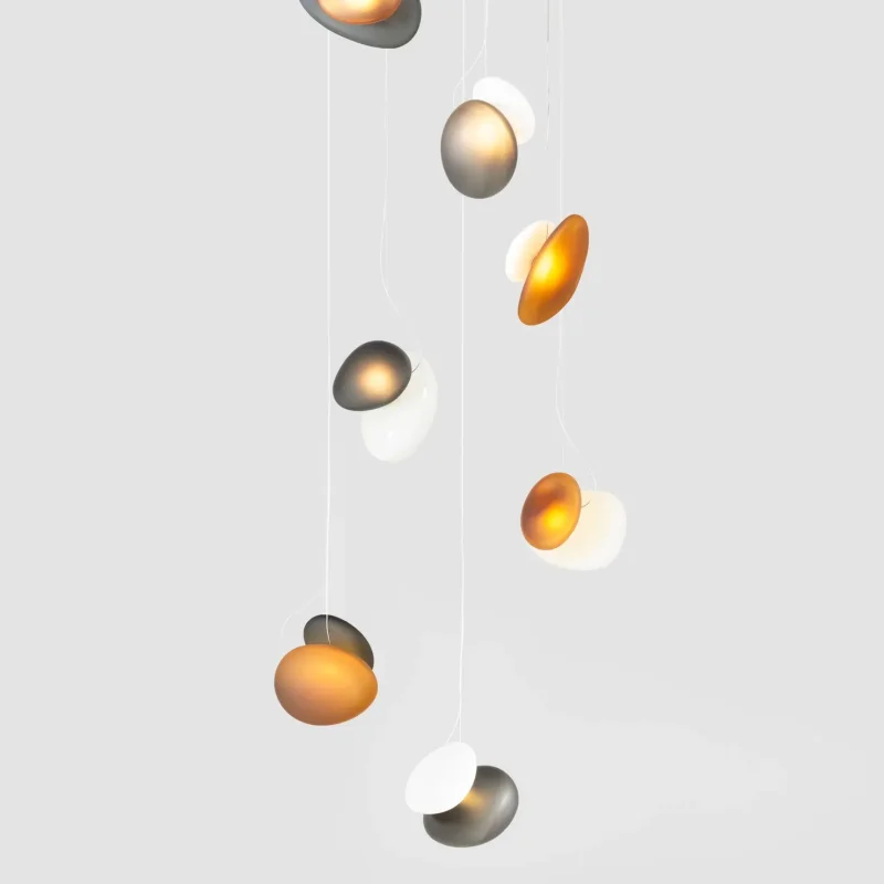 Pebble Chandelier - A-n-d w Mesmetric