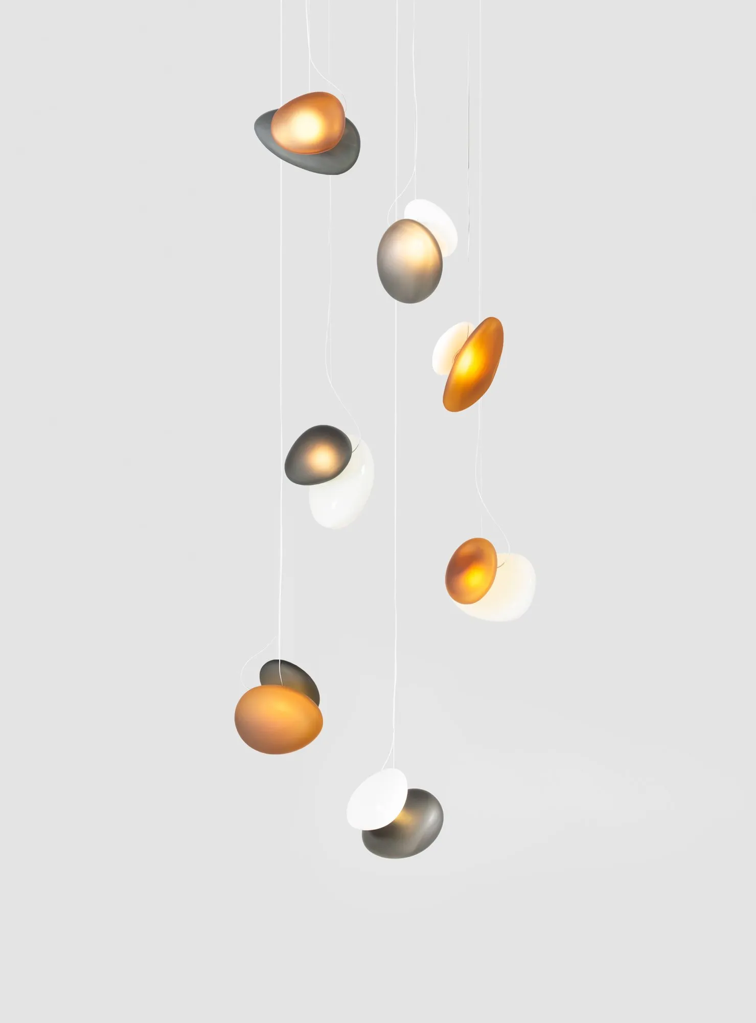 Pebble Chandelier - A-n-d w Mesmetric