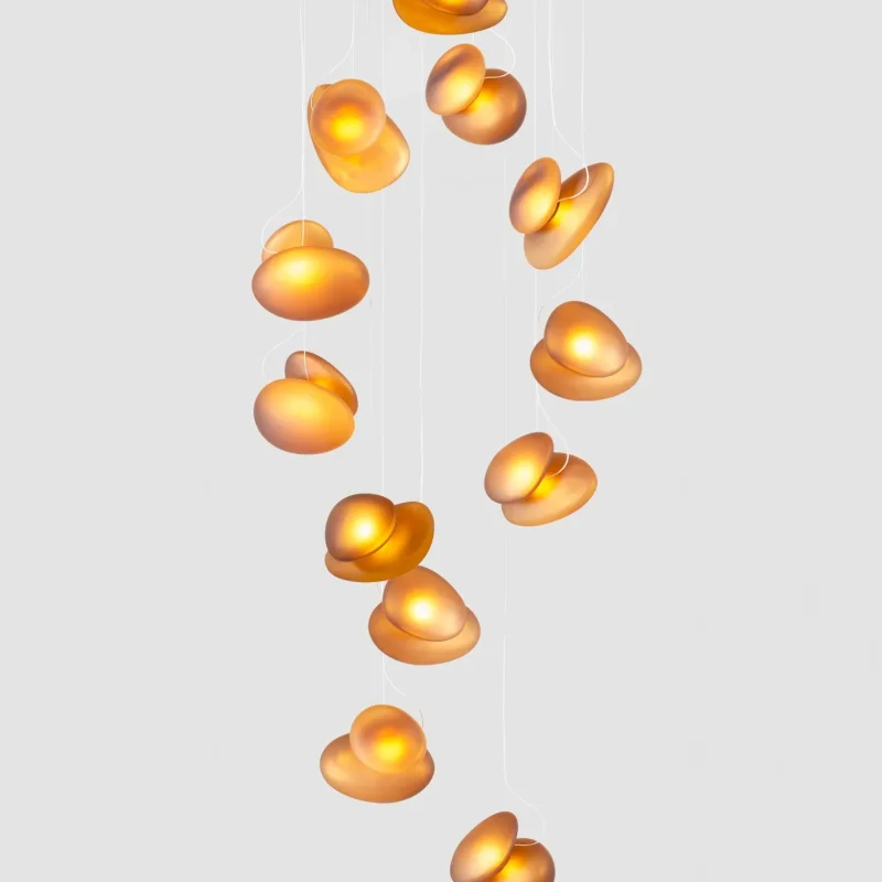 Pebble Chandelier - A-n-d w Mesmetric