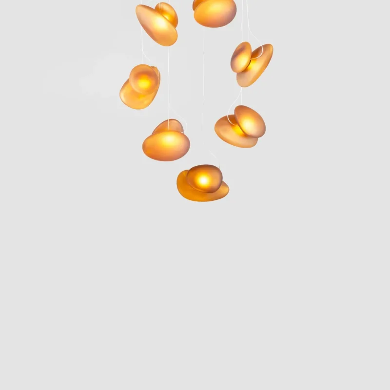 Pebble Chandelier - A-n-d w Mesmetric