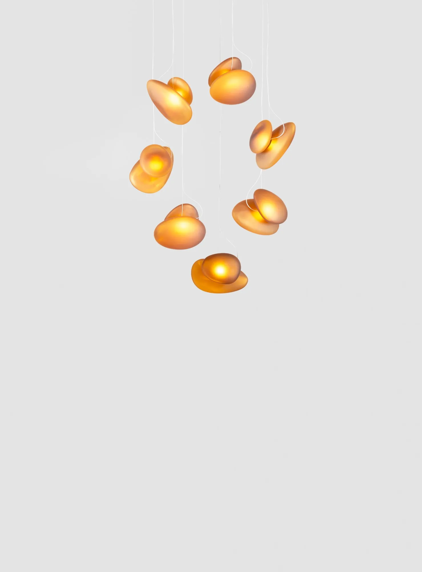 Pebble Chandelier - A-n-d w Mesmetric