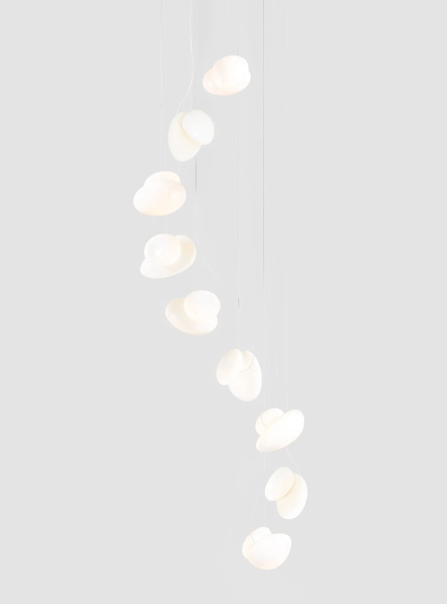 Pebble Chandelier - A-n-d w Mesmetric