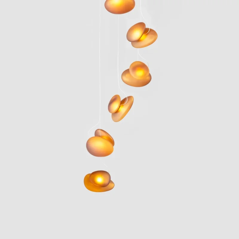 Pebble Chandelier - A-n-d w Mesmetric