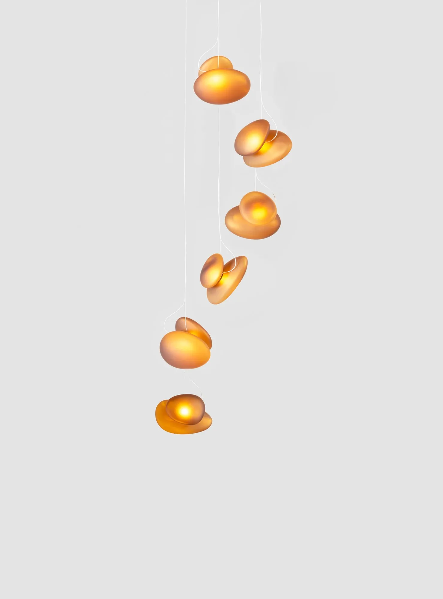 Pebble Chandelier - A-n-d w Mesmetric