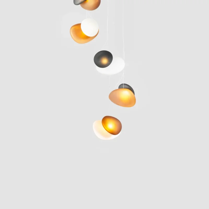 Pebble Chandelier - A-n-d w Mesmetric