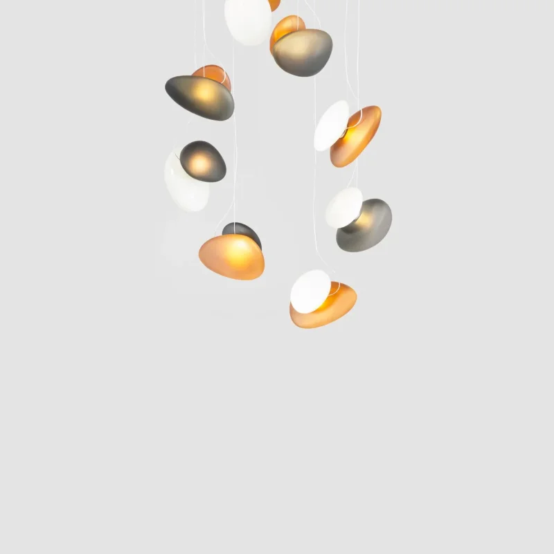 Pebble Chandelier - A-n-d w Mesmetric