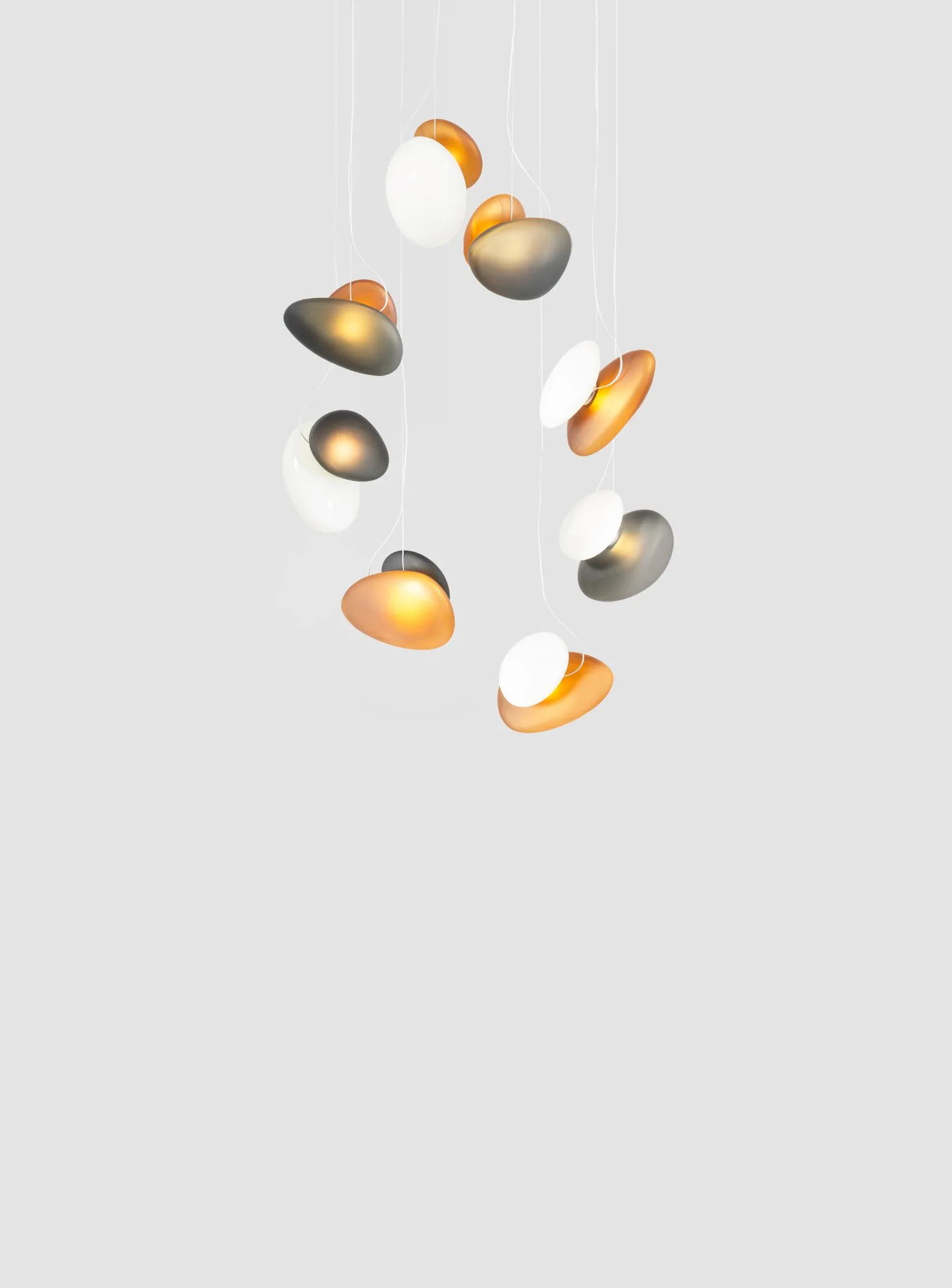 Pebble Chandelier - A-n-d w Mesmetric