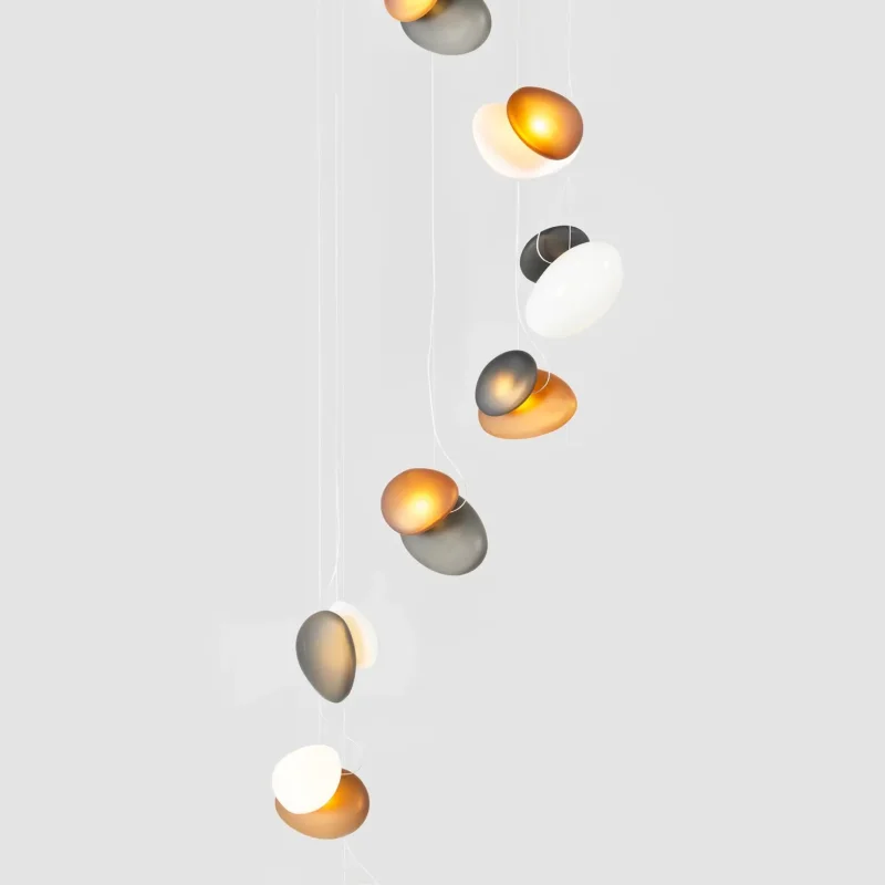 Pebble Chandelier - A-n-d w Mesmetric