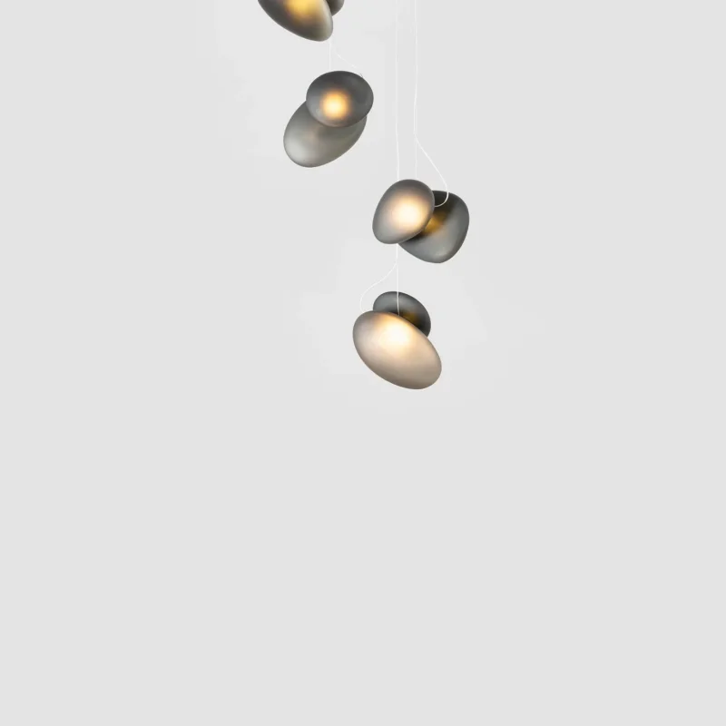 Pebble Chandelier - A-n-d w Mesmetric