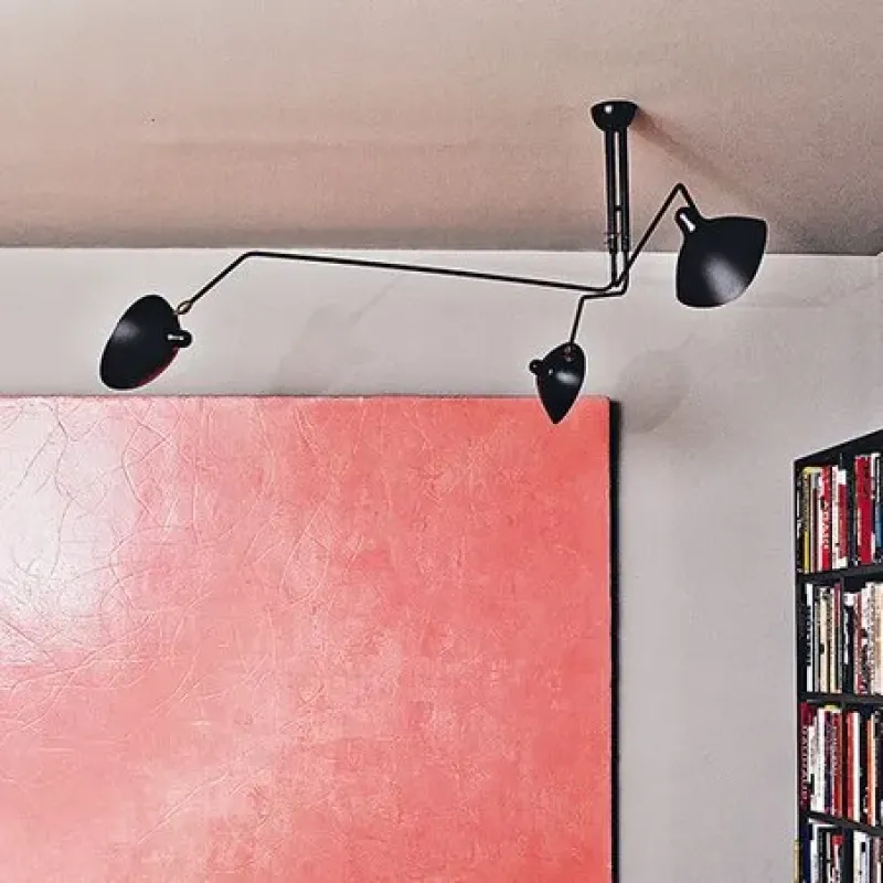 Ceiling lamp - three arms – Serge Mouille at Mesmetric