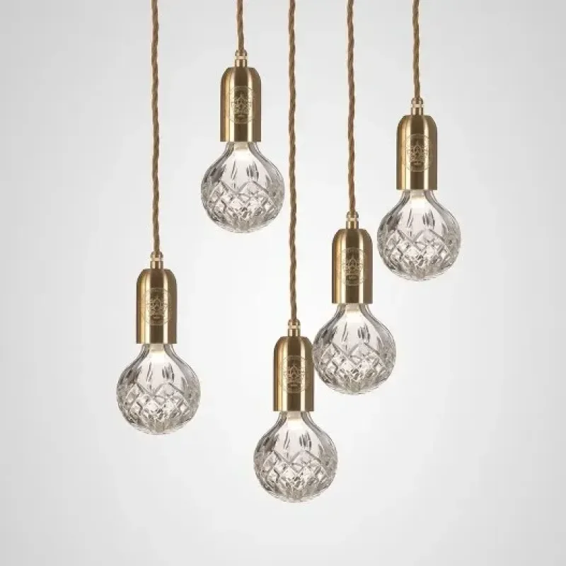 Clear Crystal Bulb Chandelier - Lee Broom w Mesmetric