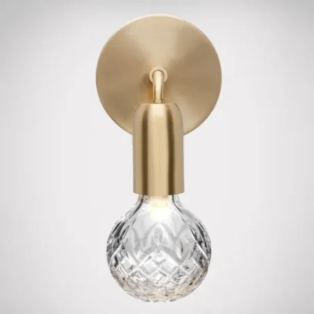 Clear Crystal Bulb Wall
