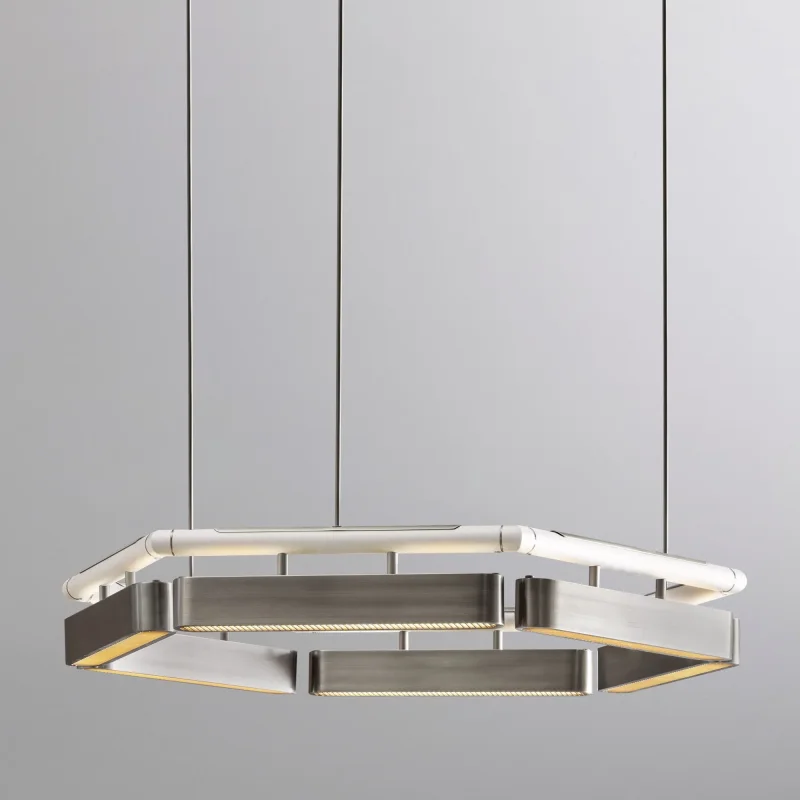 Colt hexagon chandelier - Bert Frank w Mesmetric