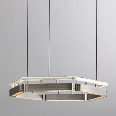 Colt hexagon chandelier - Bert Frank w Mesmetric