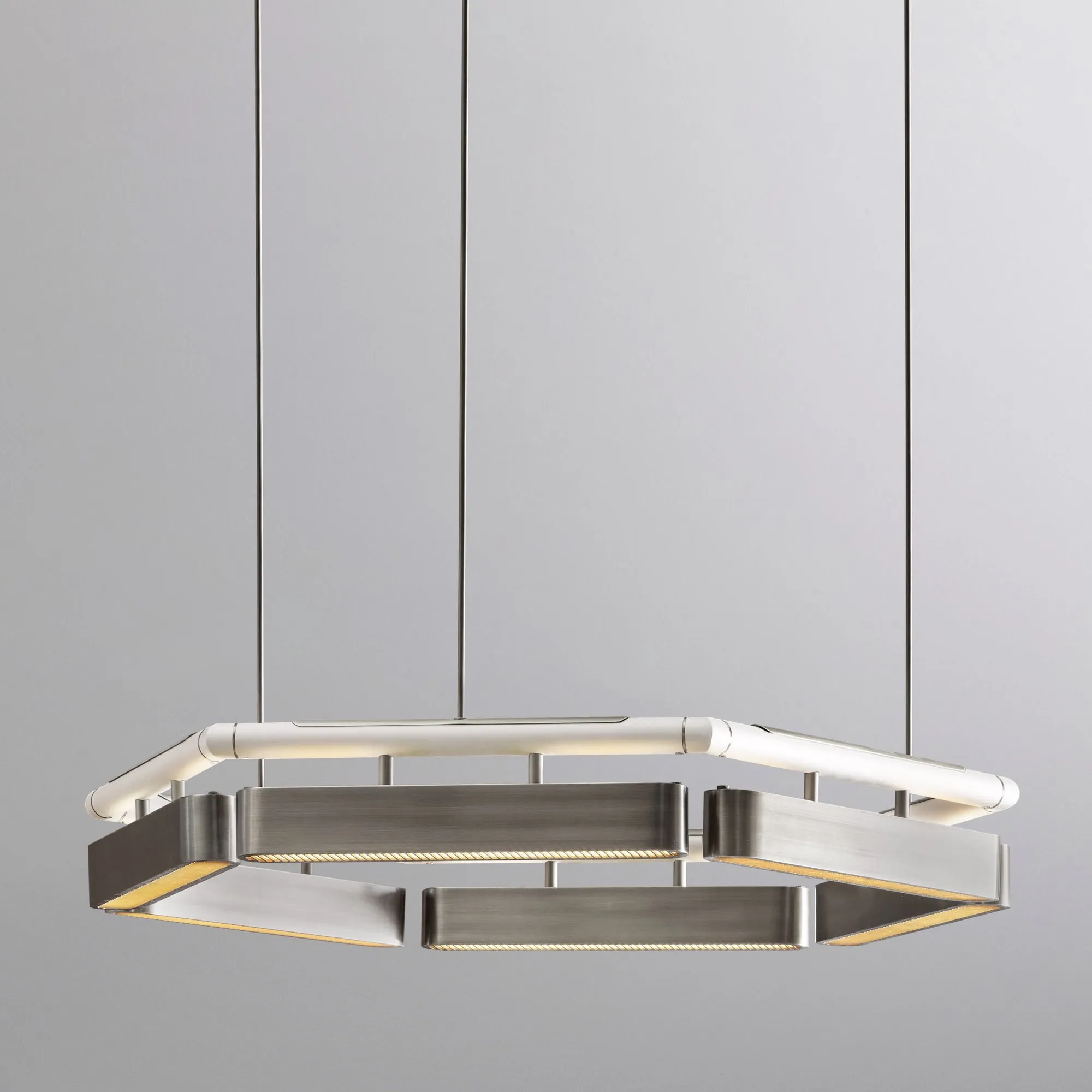 Colt hexagon chandelier - Bert Frank w Mesmetric