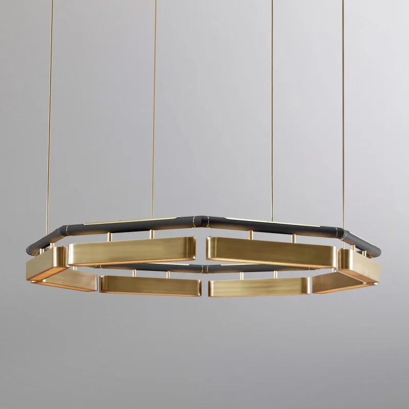 Colt octagon chandelier - Bert Frank w Mesmetric
