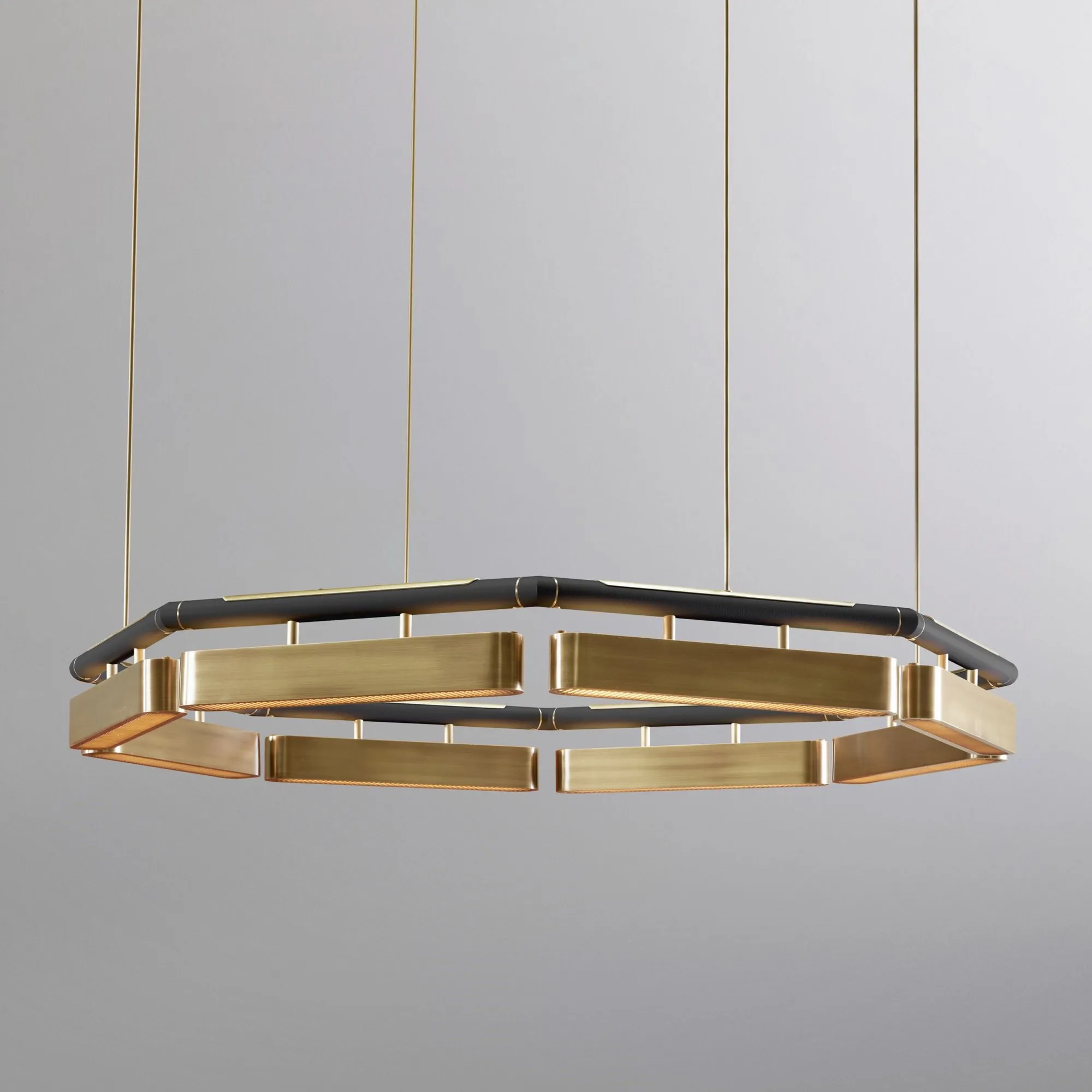 Colt octagon chandelier - Bert Frank w Mesmetric