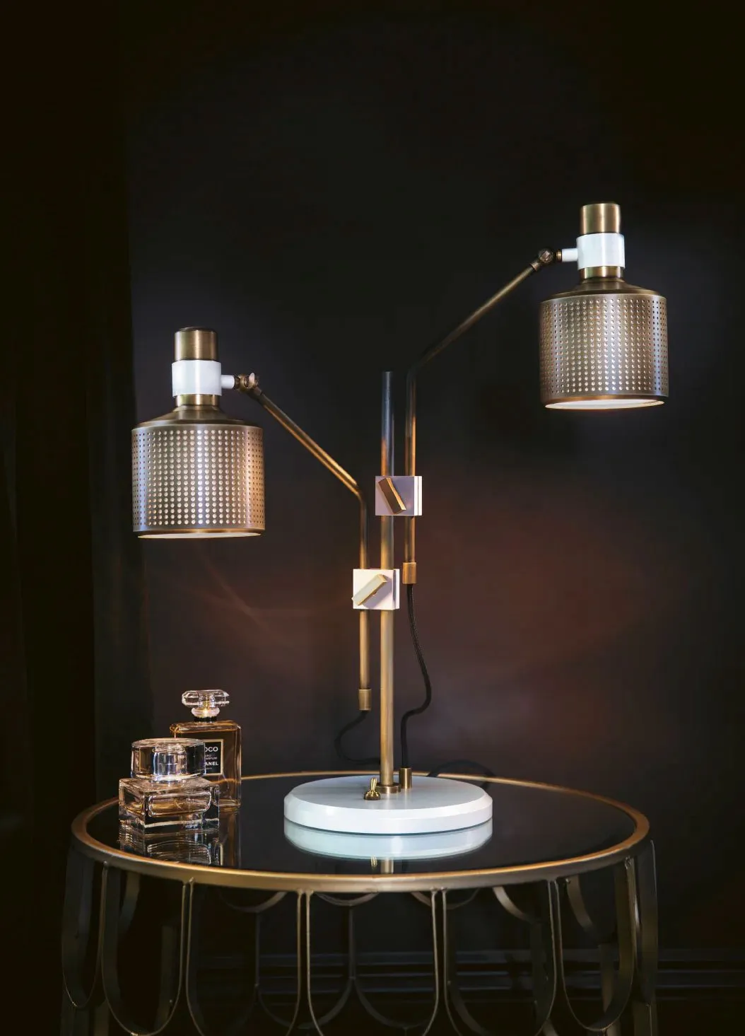 Riddle table lamp double – Bert Frank at Mesmetric
