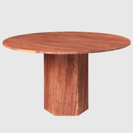 Epic dining table travertine - Gubi.dk w Mesmetric