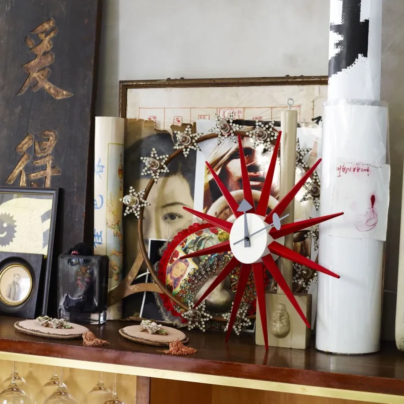 Sunburst Clock