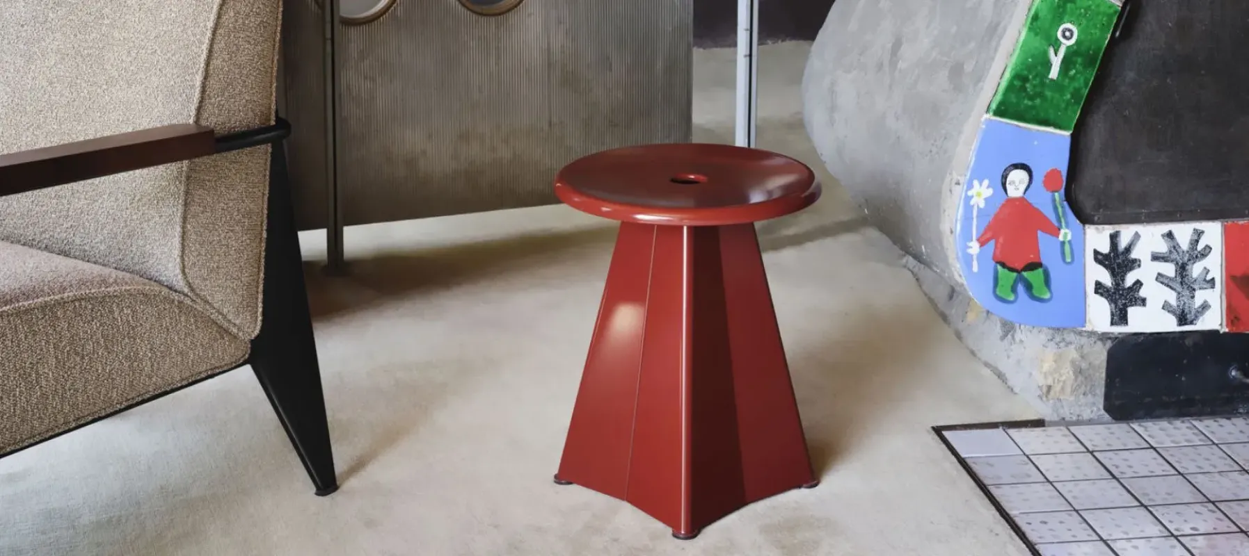 Tabouret Metallique