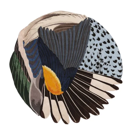 Feathers Round - CC-Tapis w Mesmetric