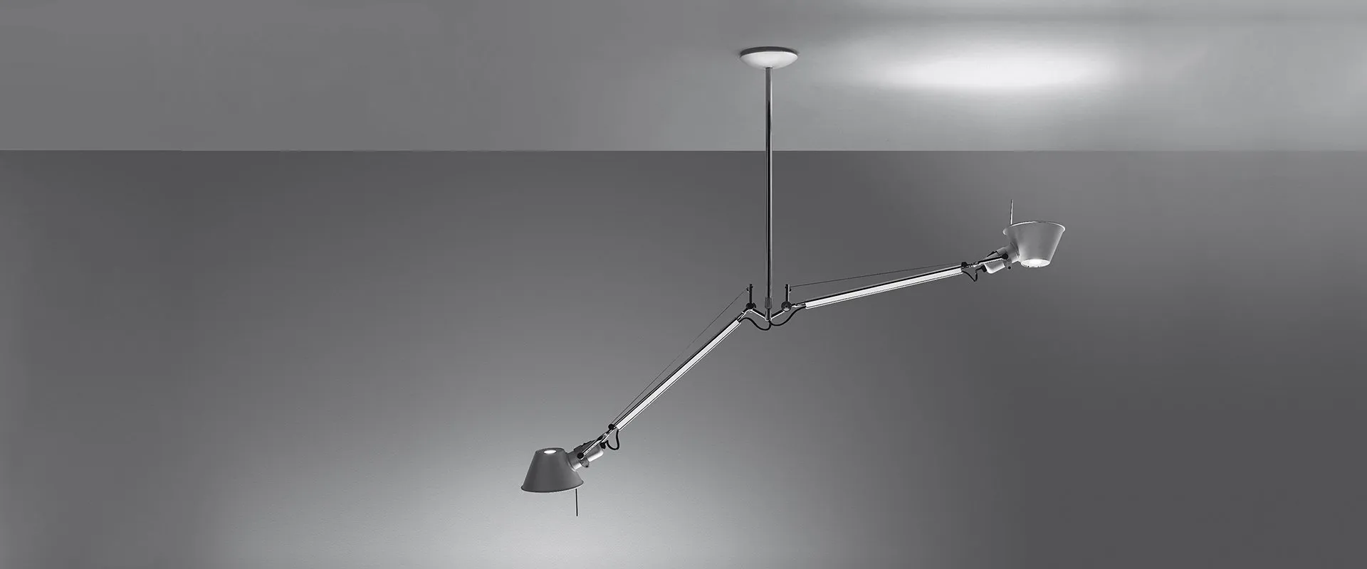 Tolomeo Due Bracci Alluminio