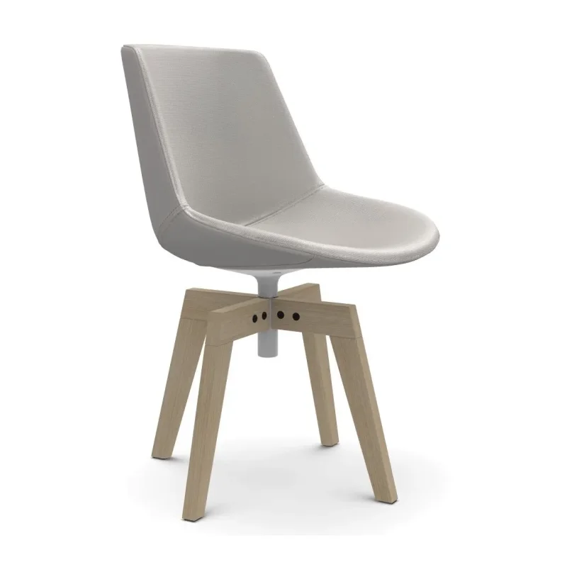 Flow Leather 4-legged Wood Base - MDF Italia w Mesmetric
