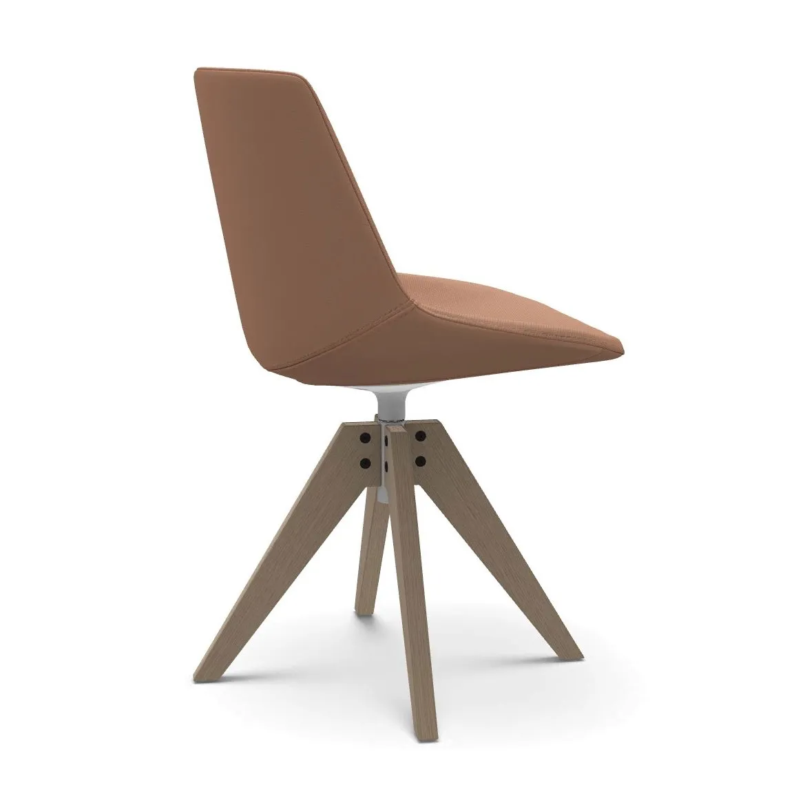 Flow Leather VN 4-legged Wood Base - MDF Italia w Mesmetric