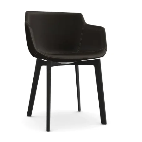 Flow Slim Leather 4-legged Cross Base