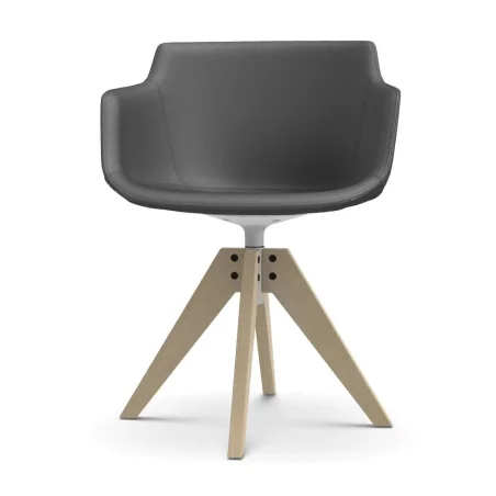 Flow Slim Leather VN 4-legged Oak Base