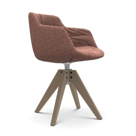 Flow Slim Textile VN 4-legged Oak Base - MDF Italia w Mesmetric