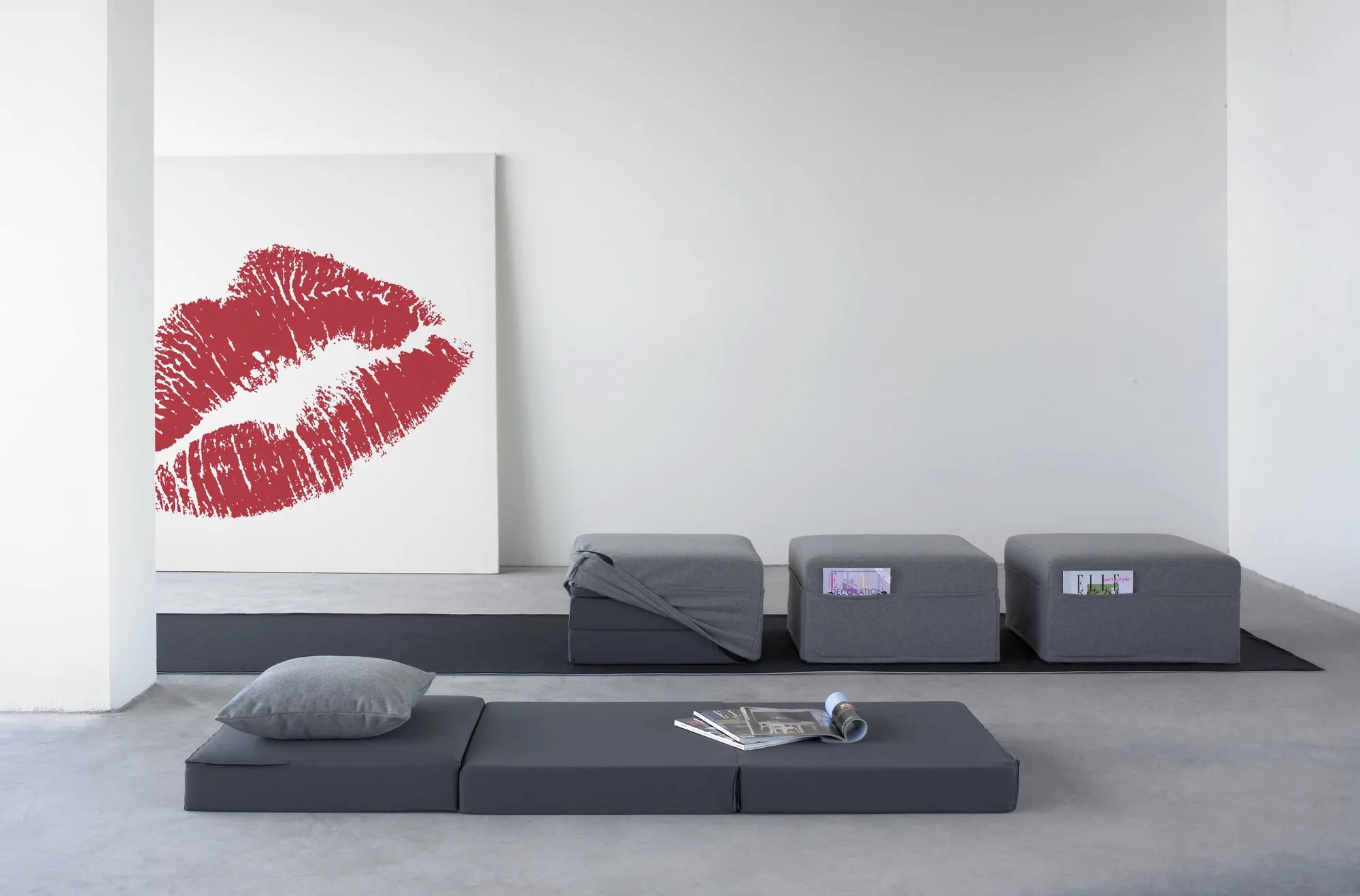 Trio pouf - Softline w Mesmetric