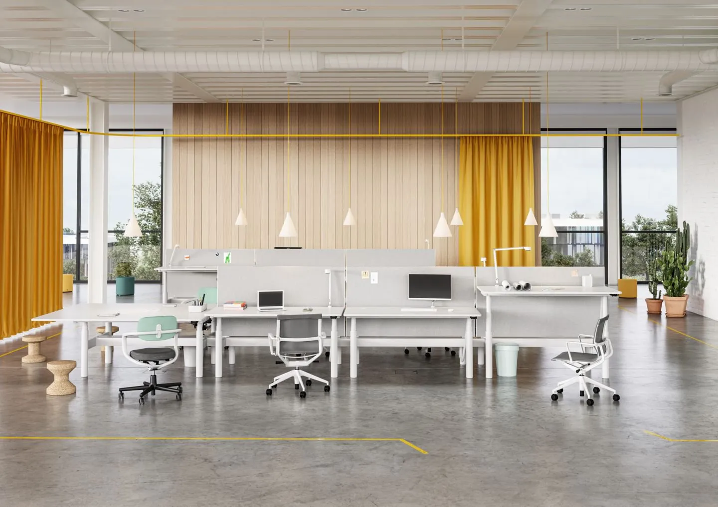Tyde 2 Sit-Stand Cluster – Vitra at Mesmetric