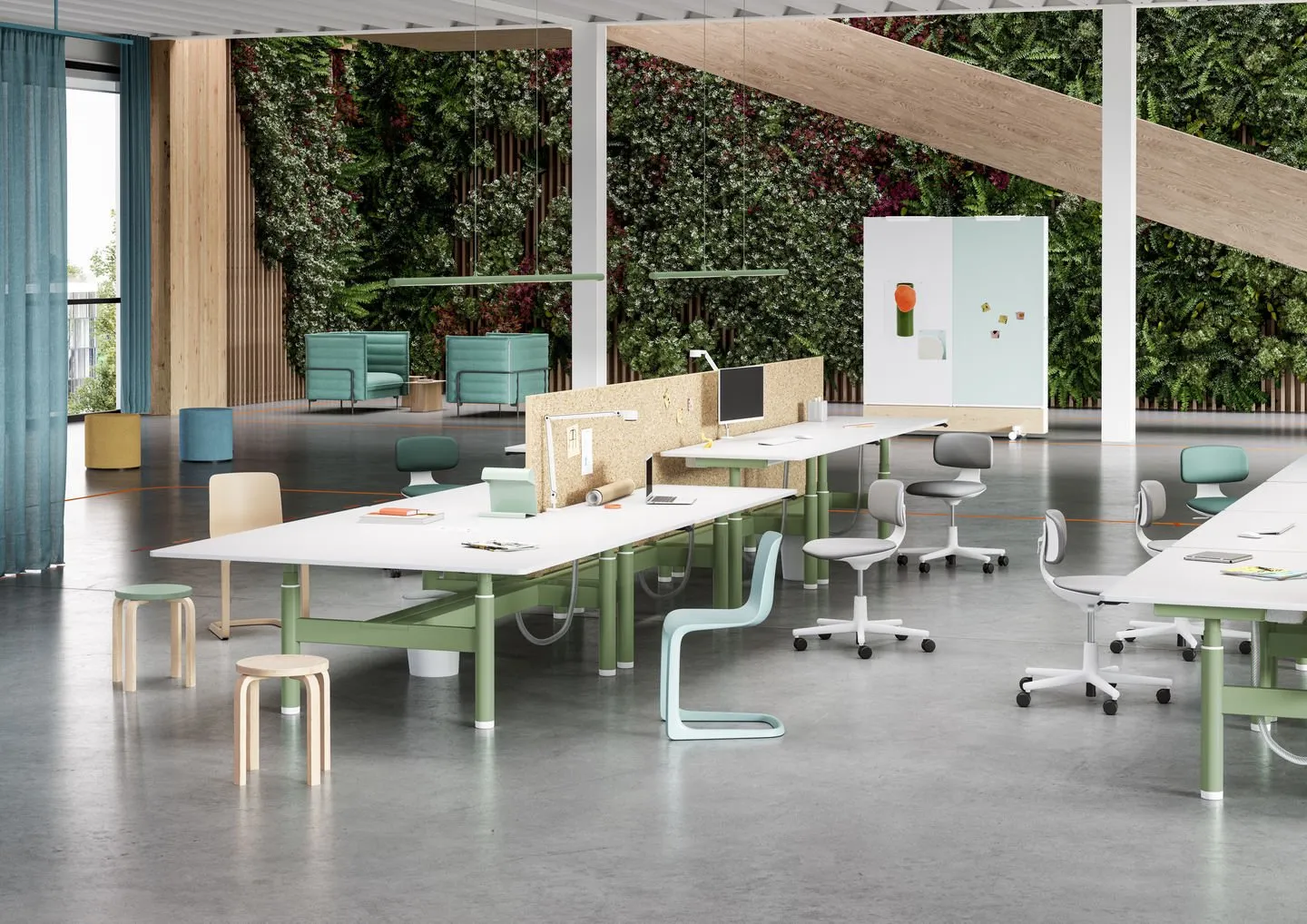 Tyde 2 Sit-Stand Cluster – Vitra at Mesmetric