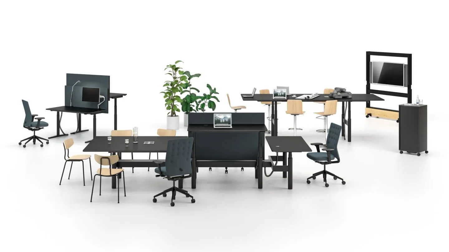 Tyde 2 Sit-Stand Cluster – Vitra at Mesmetric