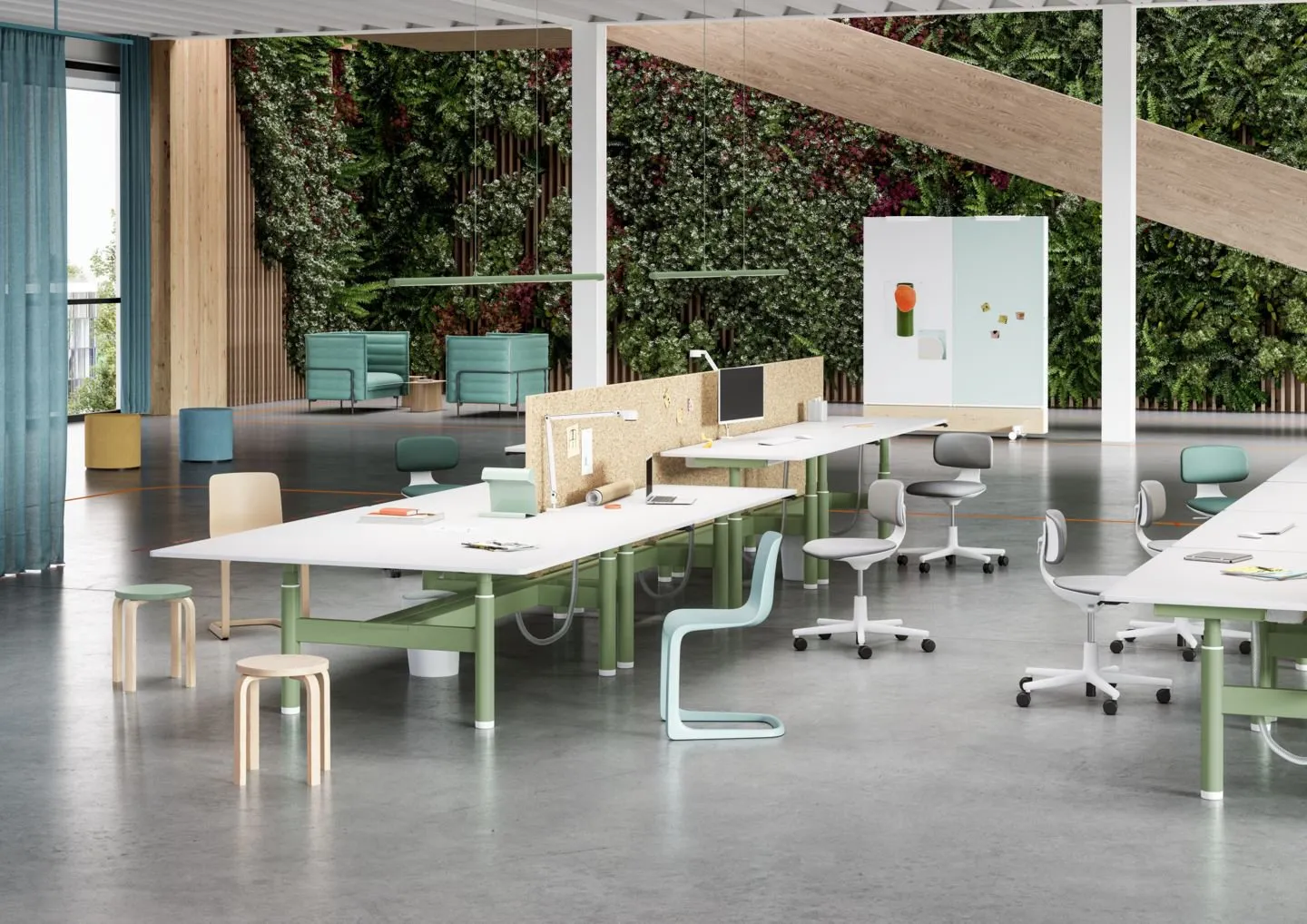 Tyde 2 Sit-Stand Cluster – Vitra at Mesmetric