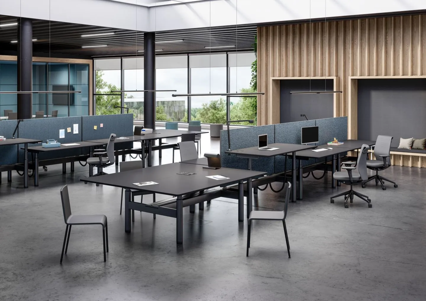 Tyde 2 Sit-Stand Cluster – Vitra at Mesmetric