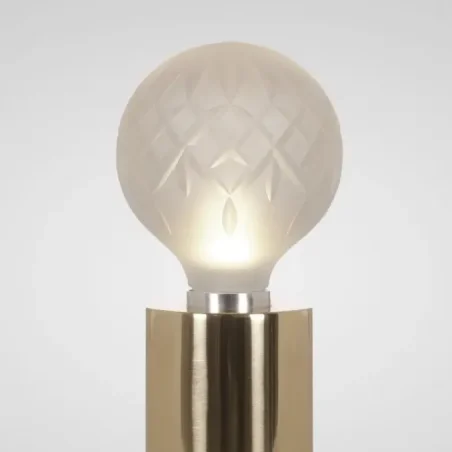 Frosted Crystal Bulb Table Lamp