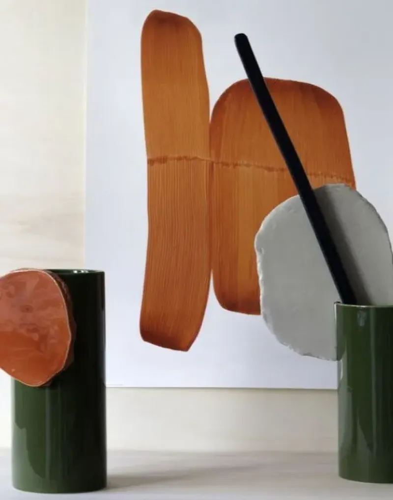 Vases Découpage, Barre
