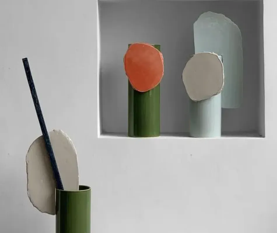 Vases Découpage, Barre