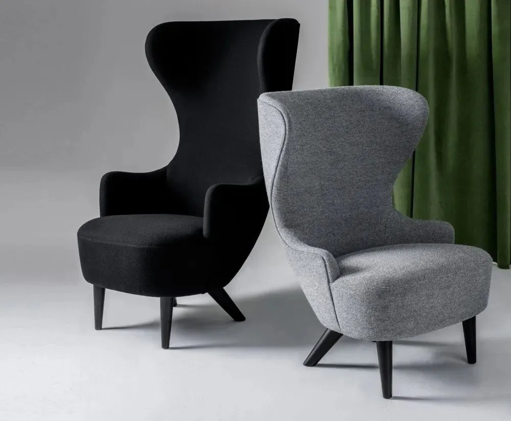 Wingback Black Legs - Tom Dixon w Mesmetric
