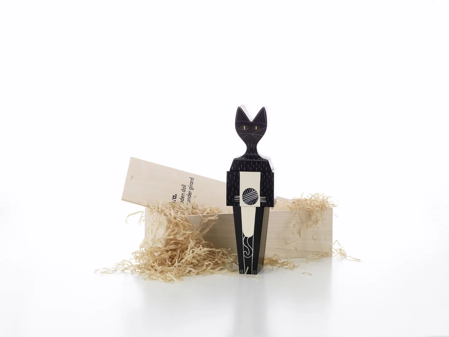 Wooden Doll Cat - Vitra w Mesmetric