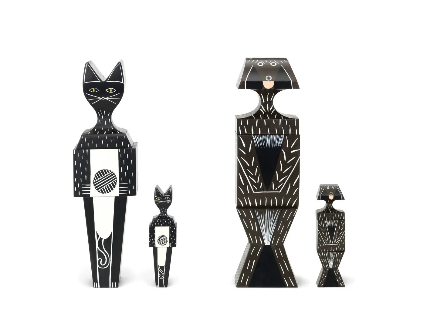 Wooden Doll Cat - Vitra w Mesmetric